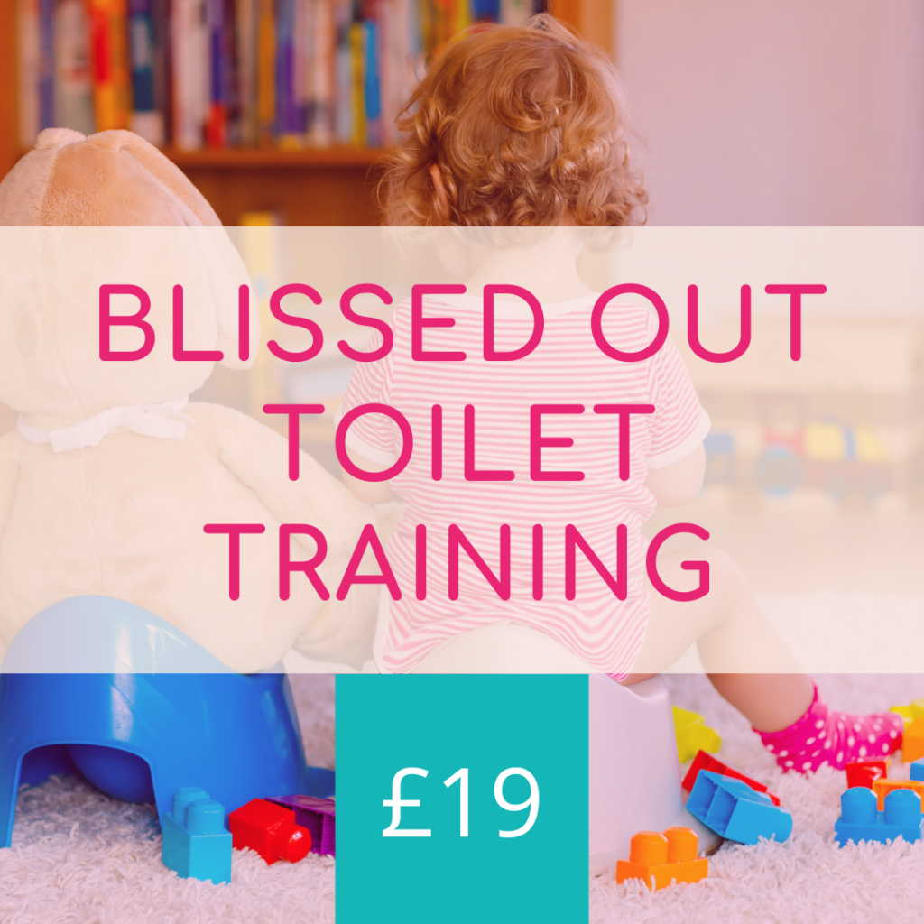 Text reads Blissed Out Toilet Training £19